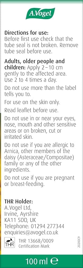A.Vogel Atrogel Arnica Gel 100ml - Image 5