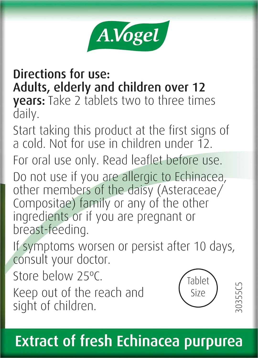 A Vogel Echinaforce Echinacea 120 Tablets - Image 3
