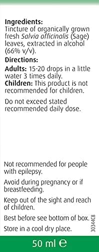 A Vogel Menosan Sage Oral Drops 50ml - Image 4