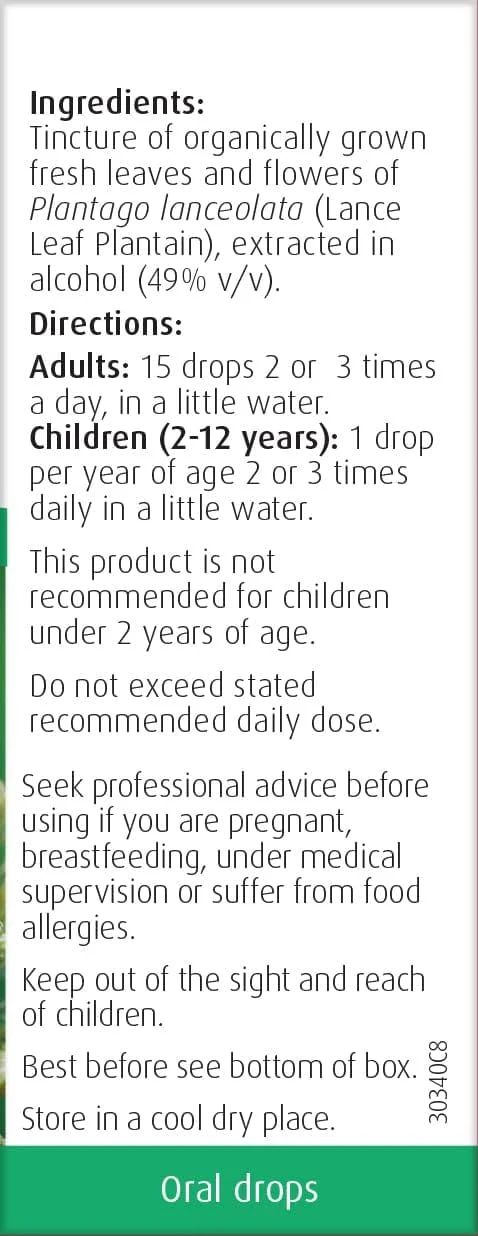 A Vogel Plantago Drops 50ml - Image 3