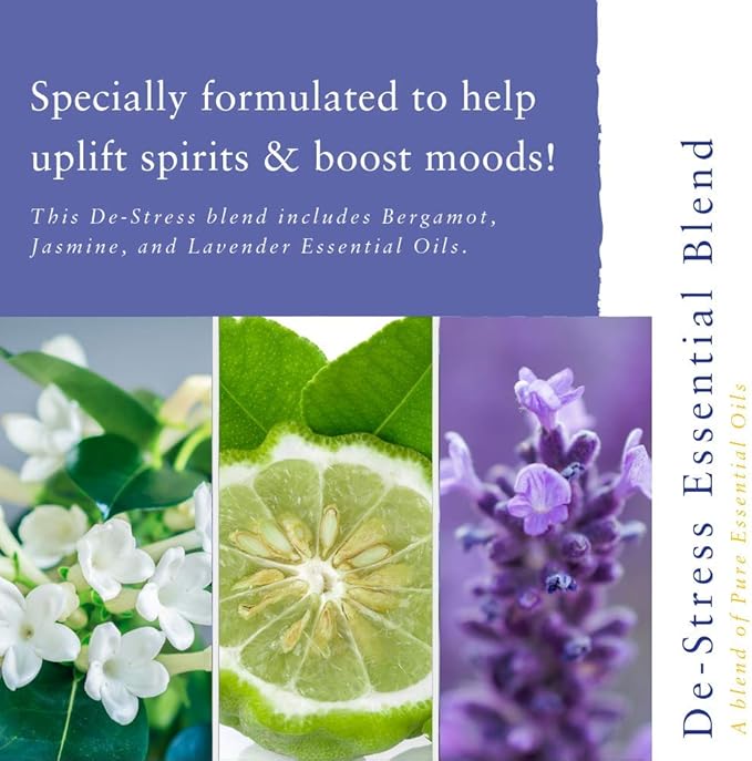 Absolute Aromas Blended De-Stress Essential Oils (10ml - Image 6