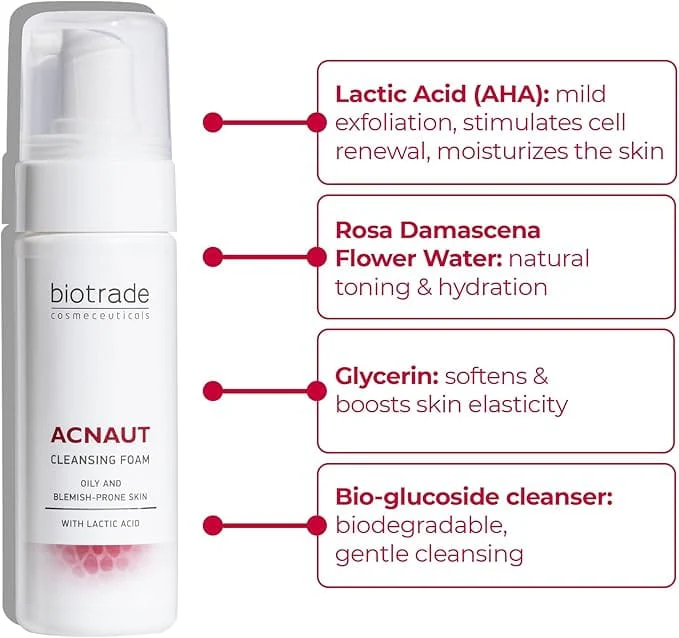 Acnaut Cleansing Foam 150ml - Image 3