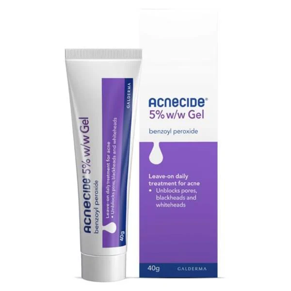 Acnecide Gel Benzoyl Peroxide 5% w/w Gel 40g