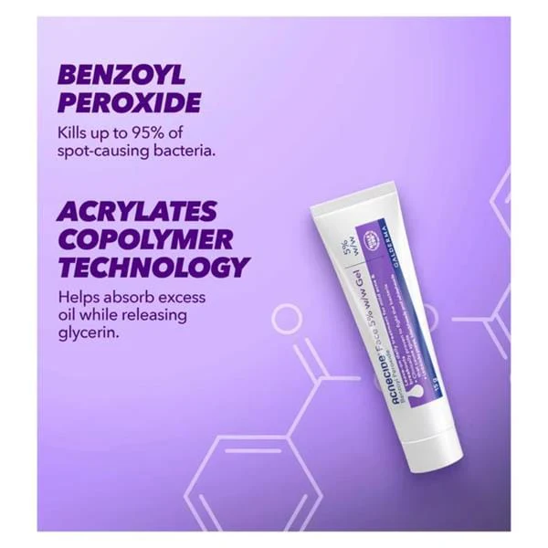 Acnecide Gel Benzoyl Peroxide 5% w/w Gel 40g - Image 2
