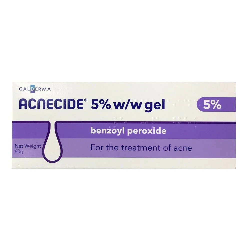 Acnecide Gel Benzoyl Peroxide 5% w/w Gel 40g - Image 3