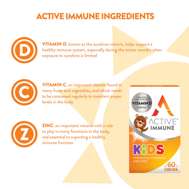 Active Immune For Kids Chewable Tabs (60) - Image 2