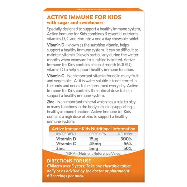 Active Immune For Kids Chewable Tabs (60) - Image 3