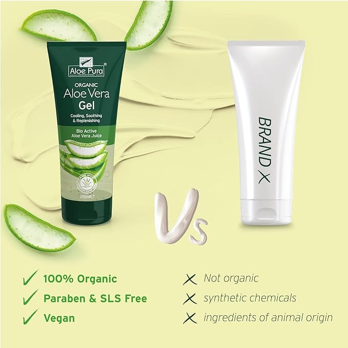 Aloe Pura Aloe Vera Gel 200ml - Image 3