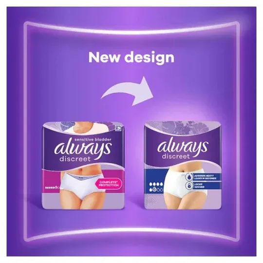 Always Discreet Pants Normal Medium 12 Pack - Image 3
