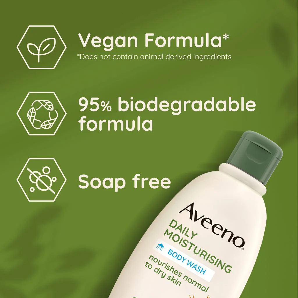 Aveeno Daily Moisturising Body Wash 500ml - Image 4