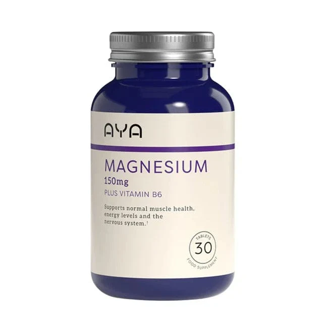 AYA Magnesium 150mg Tablets with Vitamin B6 30 Pack