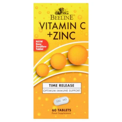 Beeline 550mg Vitamin C & Zinc Time Release (60) - Image 3