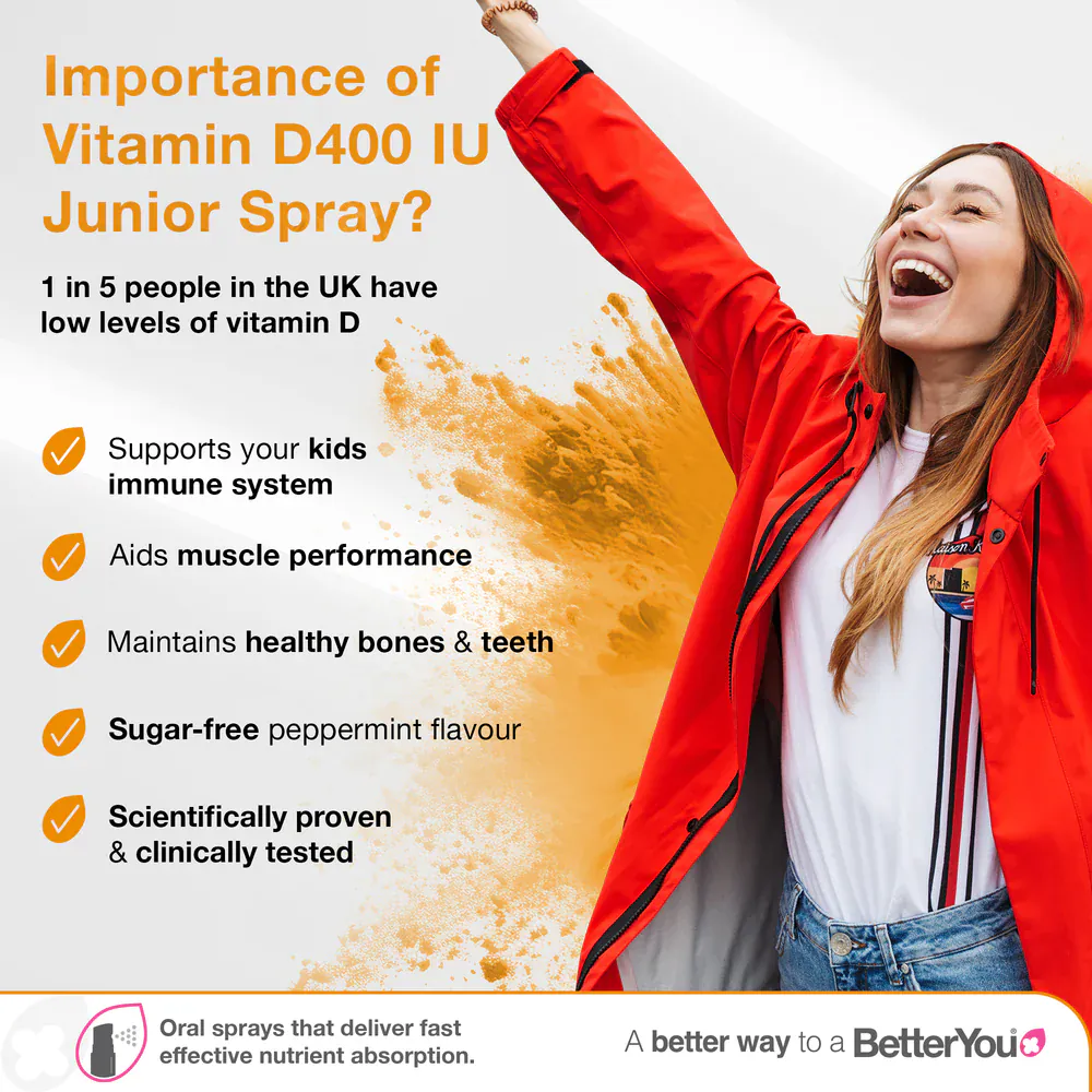 Better You D400 Junior Vitamin D Oral Spray 15 ml - Image 8