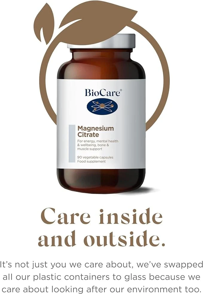 BioCare Magnesium Citrate Capsules 90 - Image 3