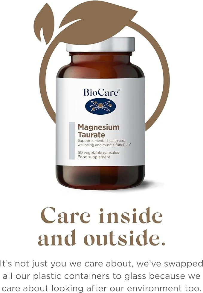 BioCare Magnesium Taurate 60 Capsules - Image 3