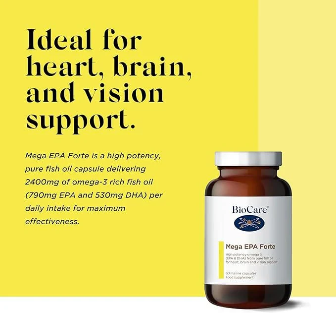 Biocare Mega EPA Forte 60 Capsules - Image 3