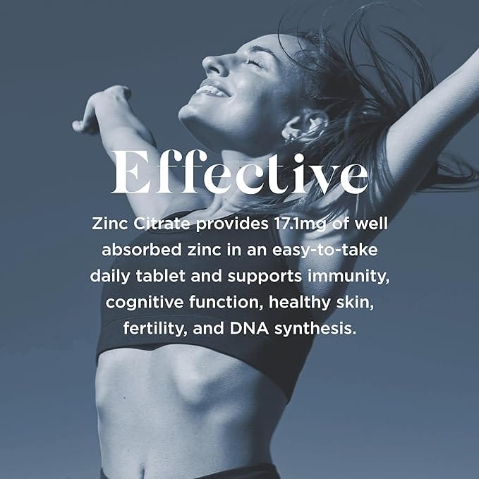 BioCare Zinc Citrate Tablets 90 Tablets - Image 5
