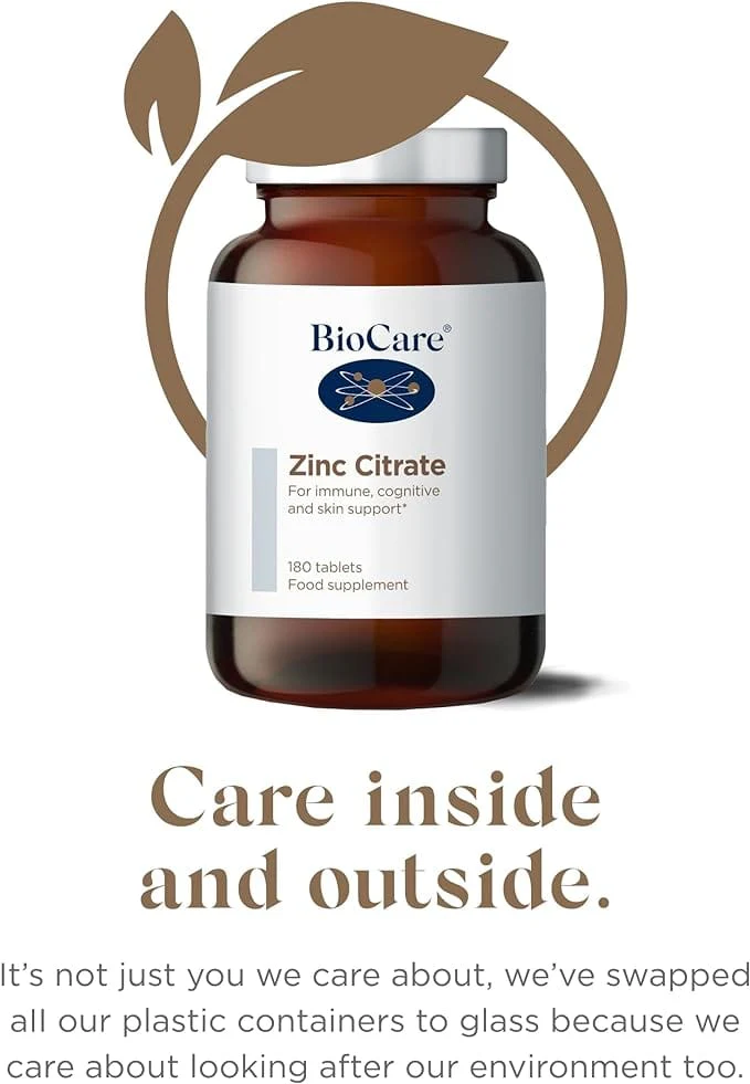 BioCare Zinc Citrate Tablets 90 Tablets - Image 6