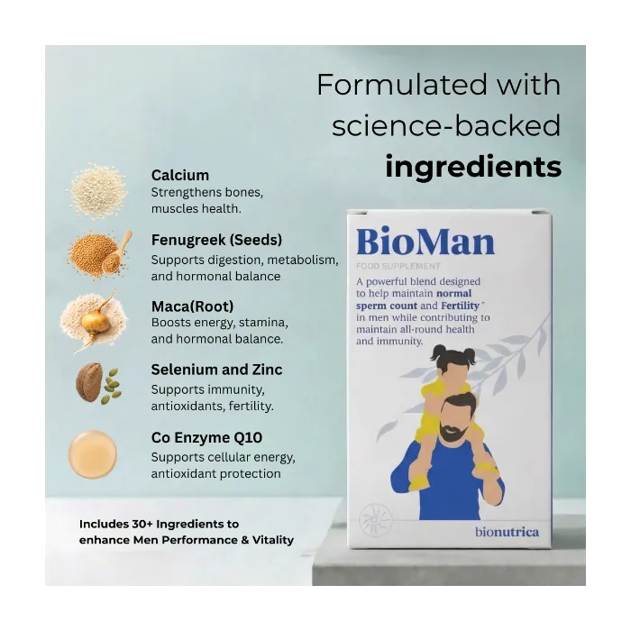Bionutrica BioMan 60 Tablets - Image 5