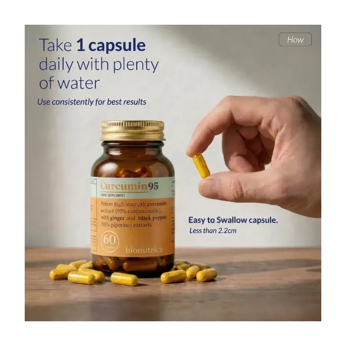 Bionutrica Curcumin 95 60 Capsules - Image 4