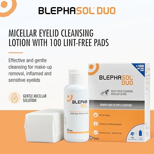 Blephasol Duo 100ml & 100 Lint-Free Pads - Image 6