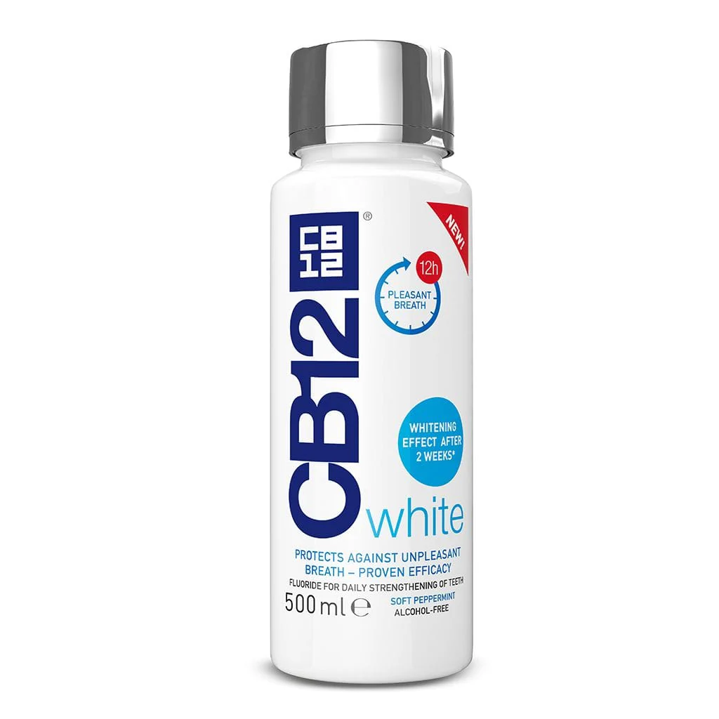 CB12 Mouthwash White (500ml)