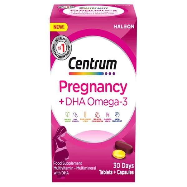 Centrum Pregnancy Multivitamin 30 Days Tablets + Capsules