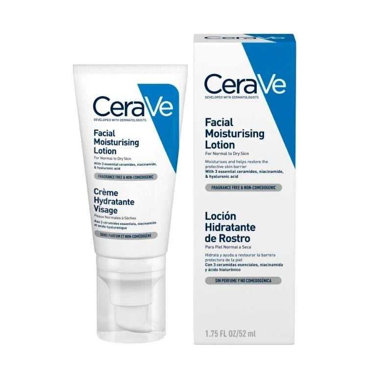 CeraVe PM Facial Moisturising Lotion 52ml - Image 2