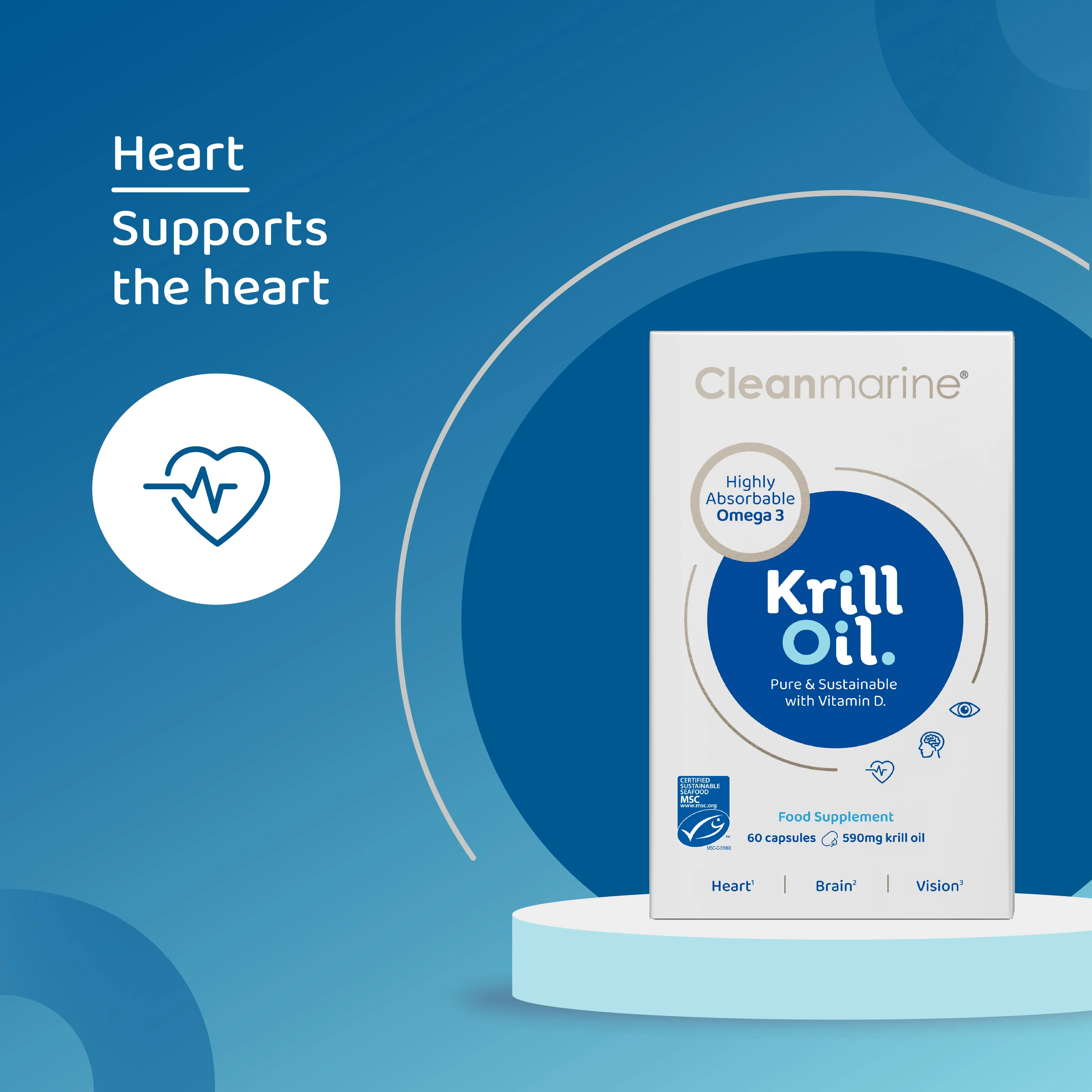 Cleanmarine Krill Oil Original 60 Capsules - Image 11