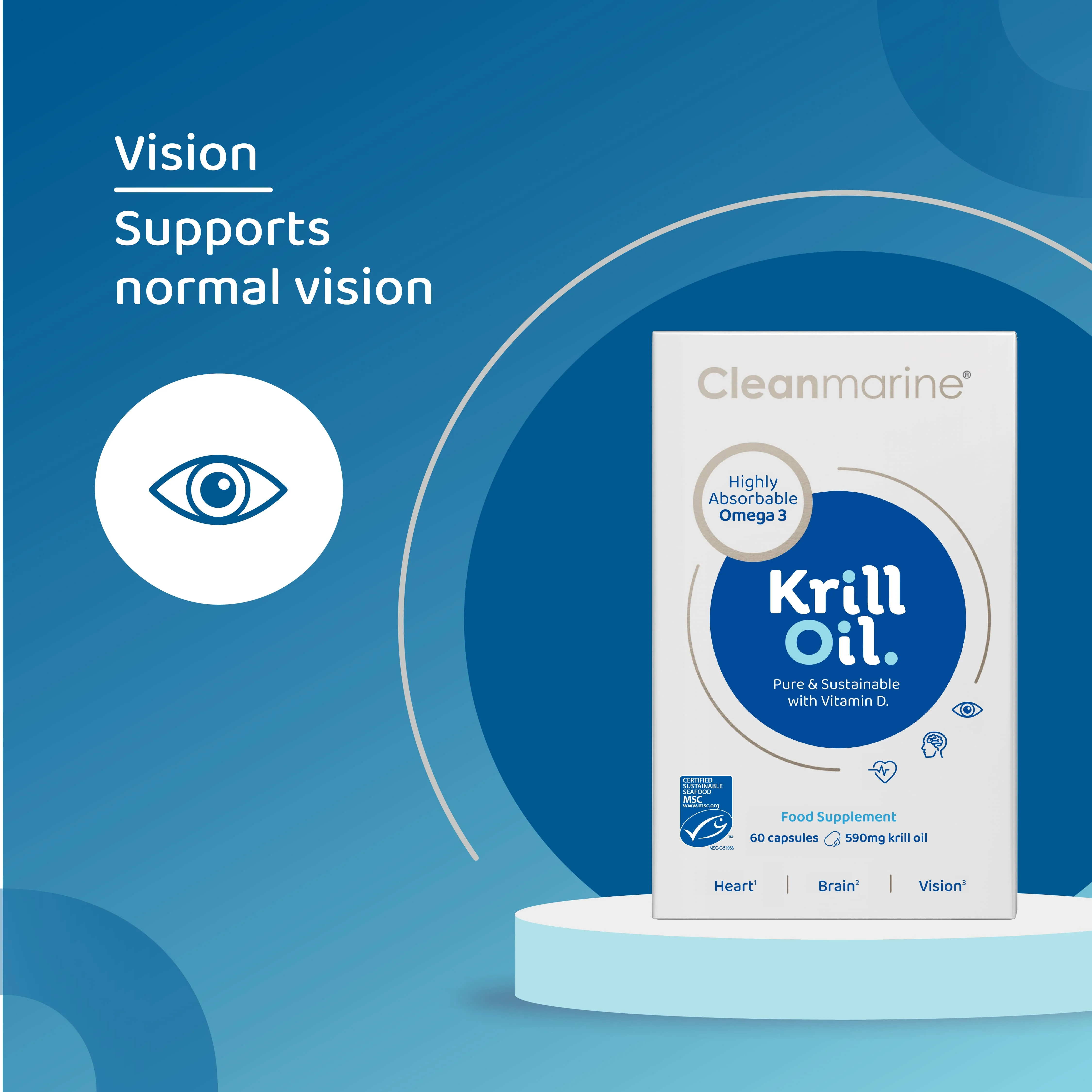 Cleanmarine Krill Oil Original 60 Capsules - Image 13