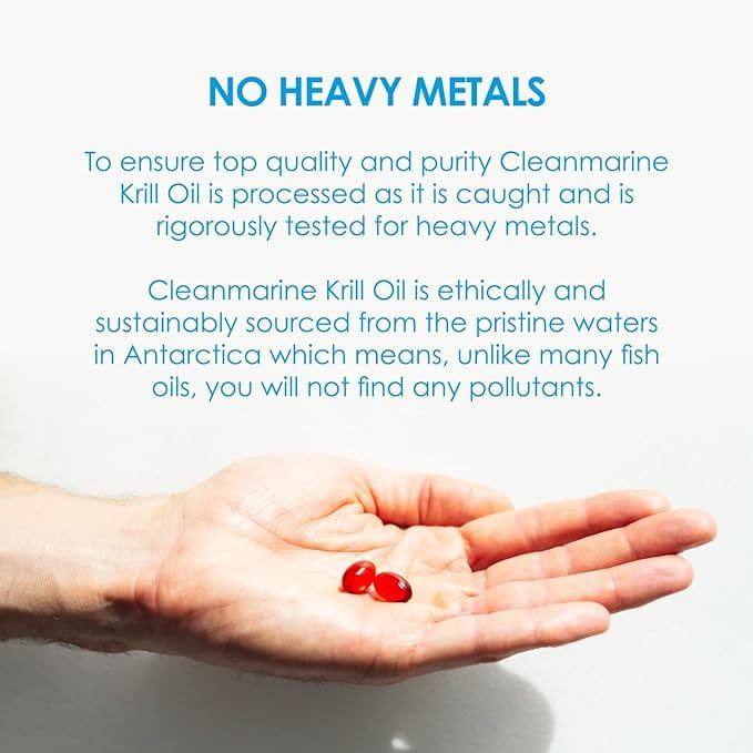 Cleanmarine Krill Oil Original 60 Capsules - Image 6
