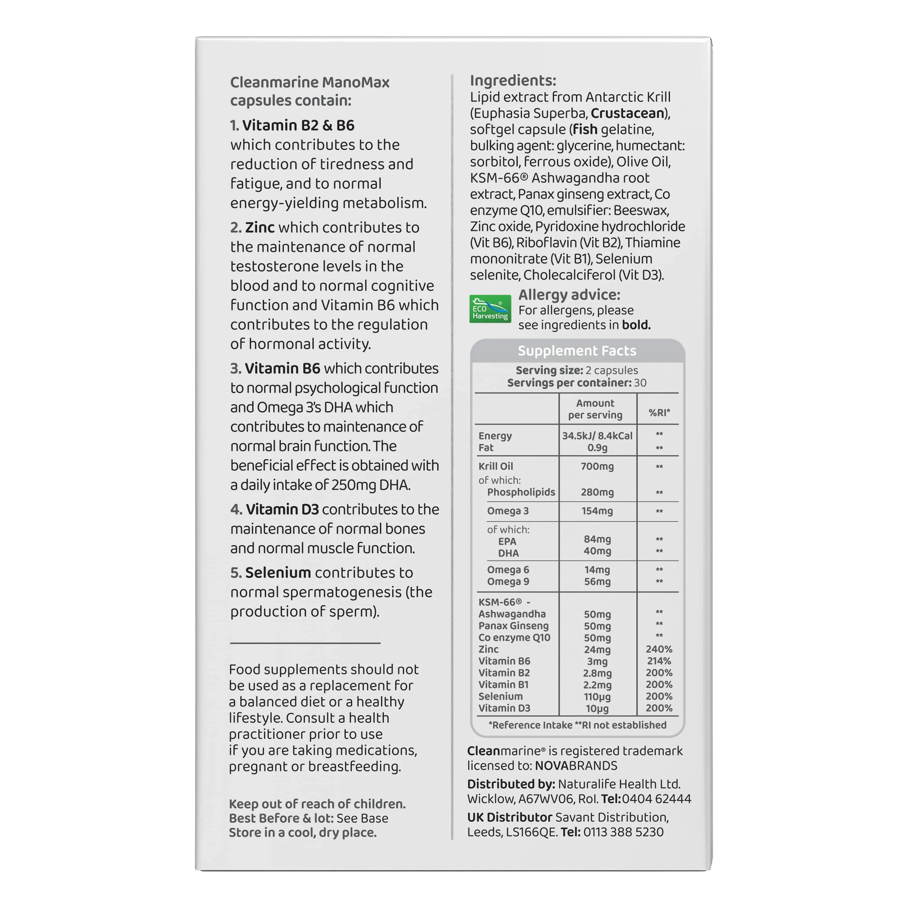 Cleanmarine ManoMax 60 Capsules - Image 13