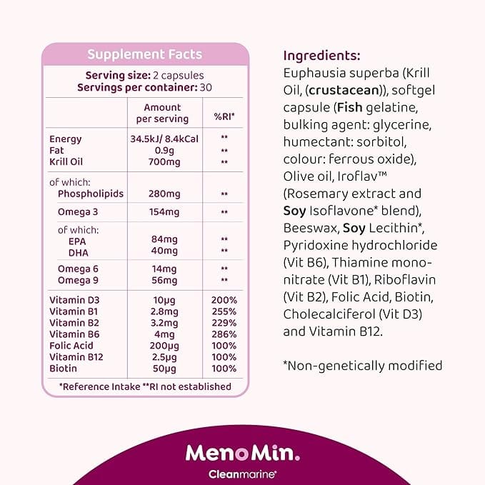 Cleanmarine MenoMin Capsules 60 - Image 3