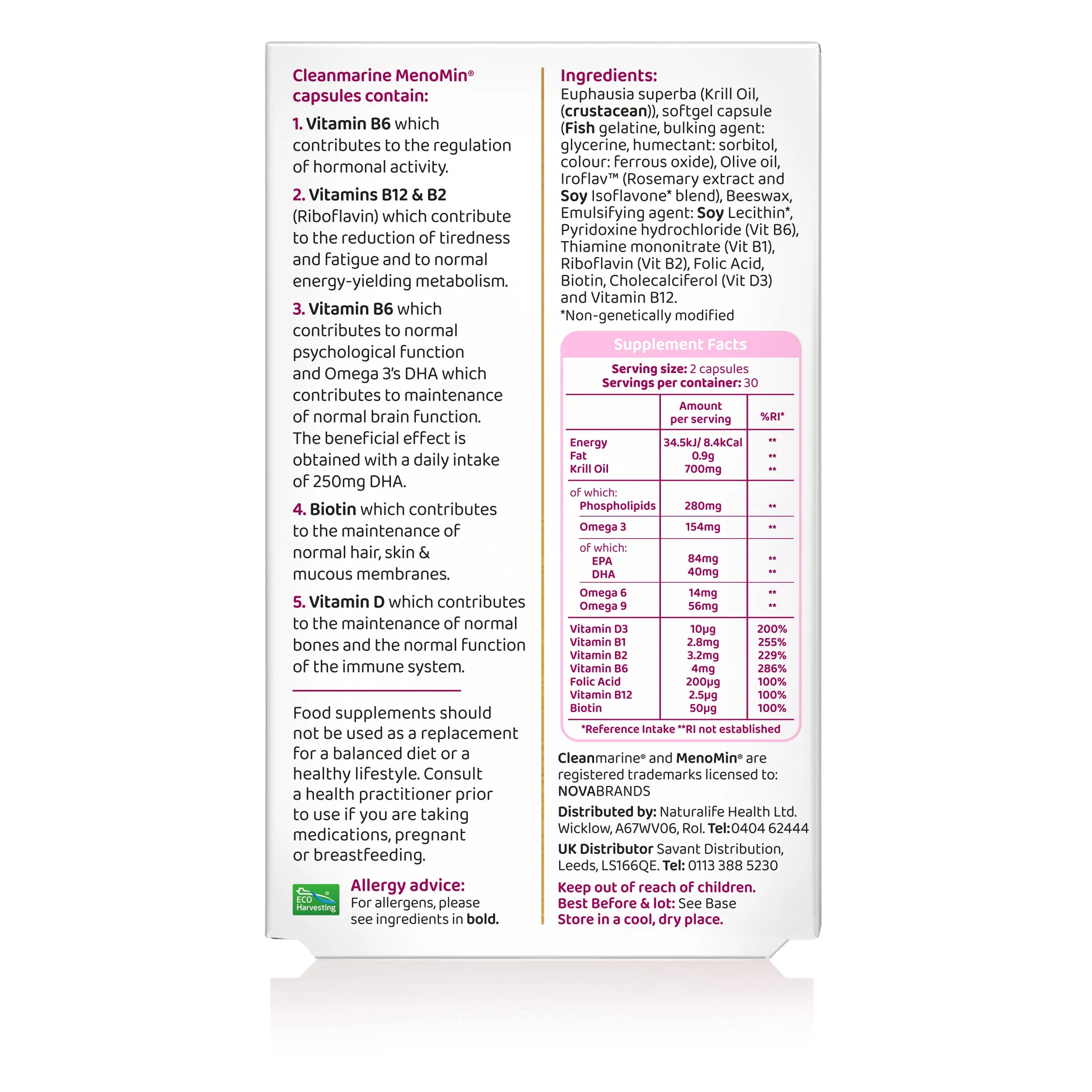 Cleanmarine MenoMin Menopause Supplement Bundle (3 Month Supply) - Image 14
