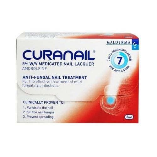 Curanail Amorolfine 5% w/v Medicated Nail Lacquer (2.5ml)