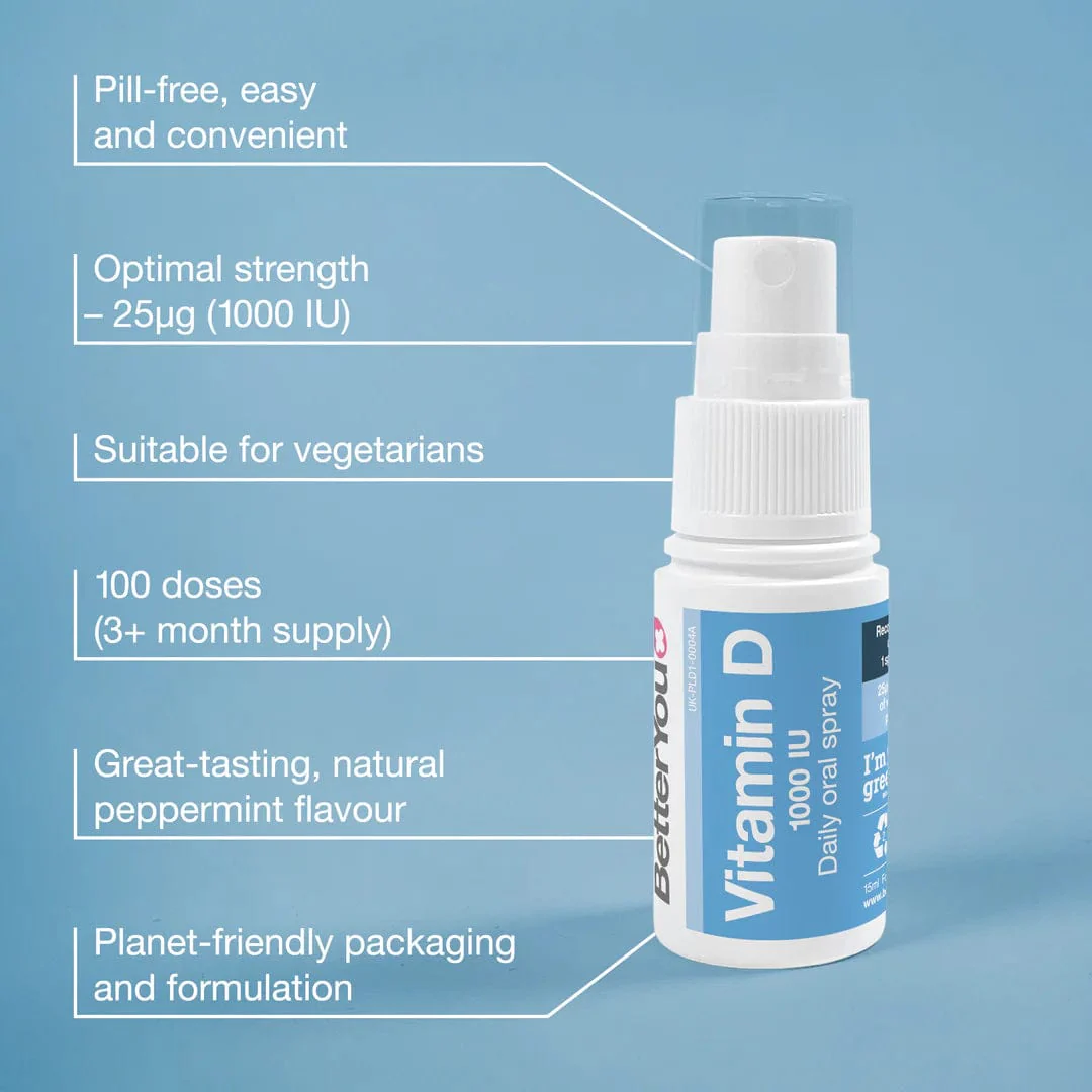 BetterYou D1000 Vitamin D Oral Spray 15 ml - Image 5