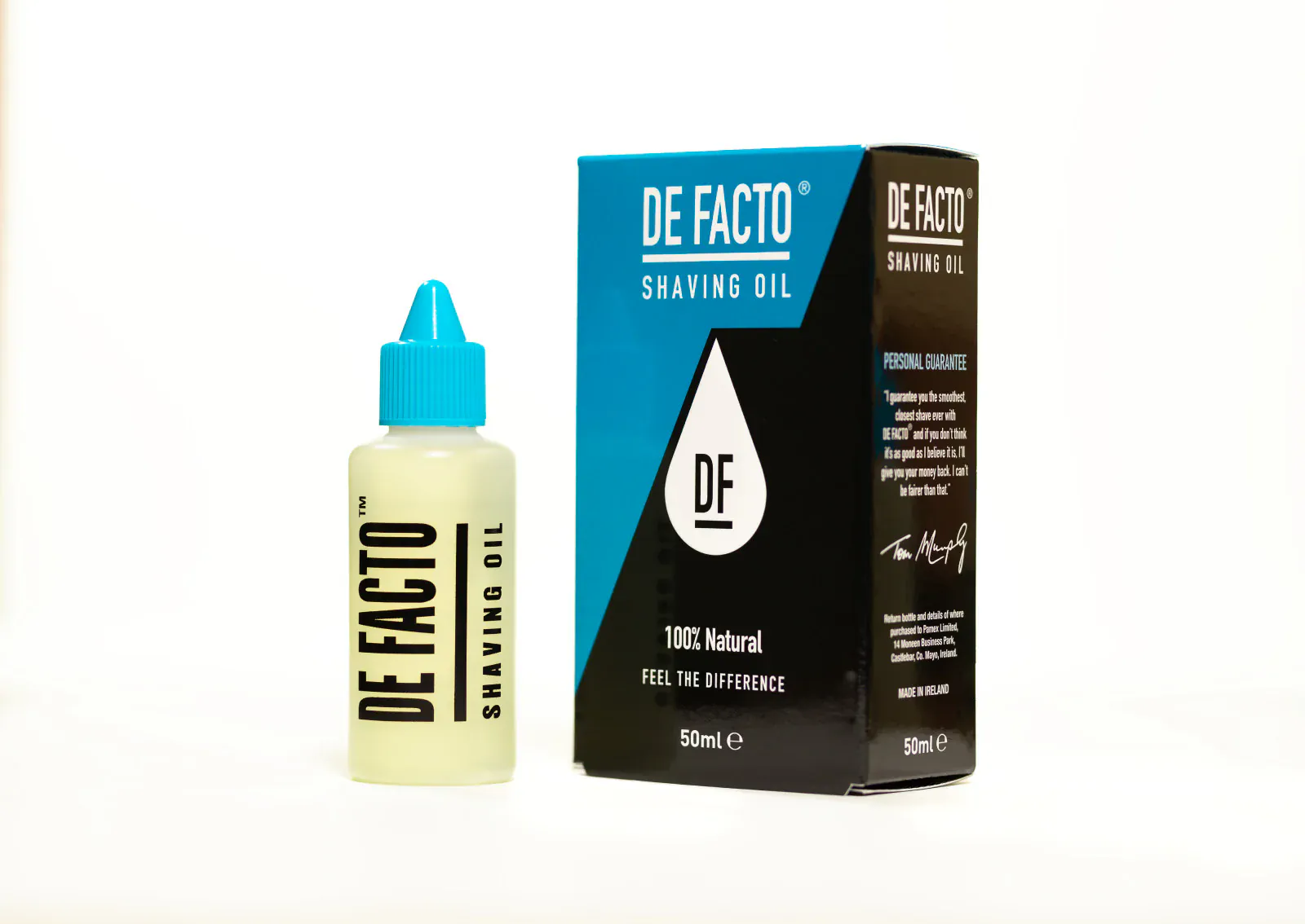 De Facto Natural Shaving Oil 50ml