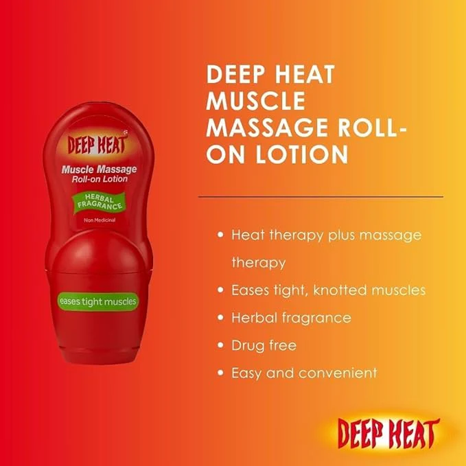 Deep Heat Muscle Massage Roll On 50ml - Image 3