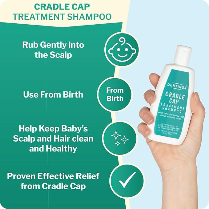 Dentinox Cradle Cap Shampoo (125ml) - Image 3