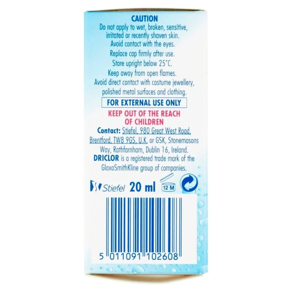 Driclor Antiperspirant Roll On Applicator 20ml - Image 6