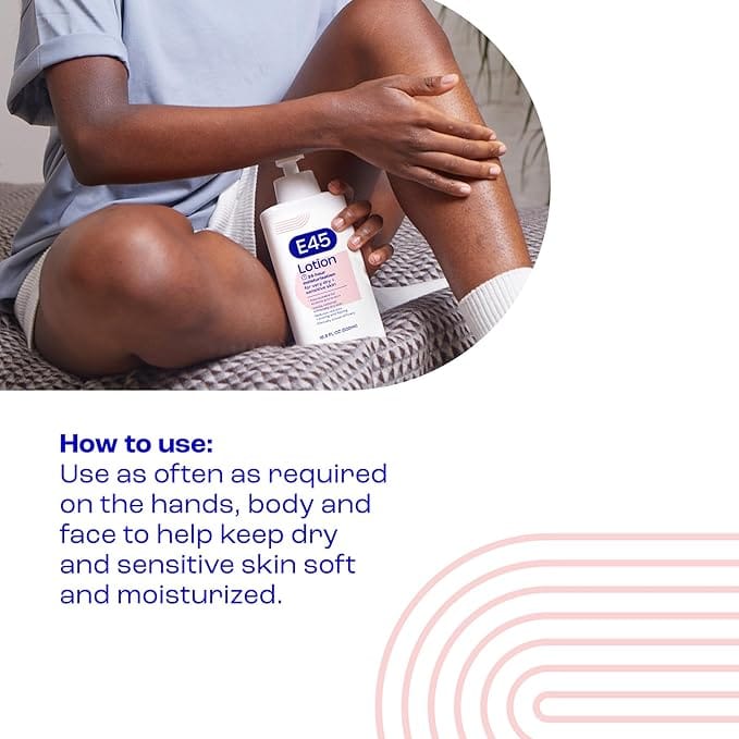 E45 Moisturising Lotion Pump Dispenser 500ml - Image 5