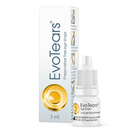 EvoTears Preservative-Free Eye Drops 3ml
