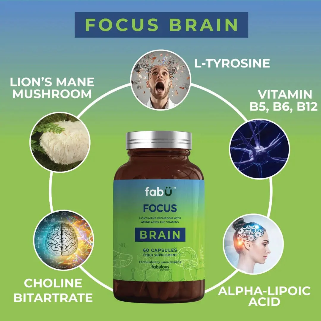 FabU Focus Brain 60 Capsules - Image 4
