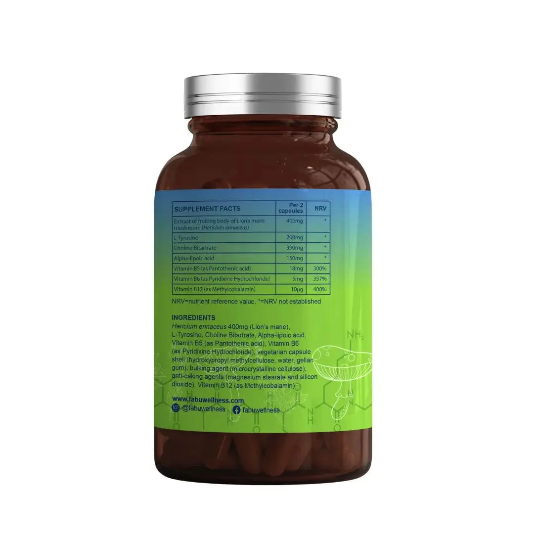 FabU Focus Brain 60 Capsules - Image 5