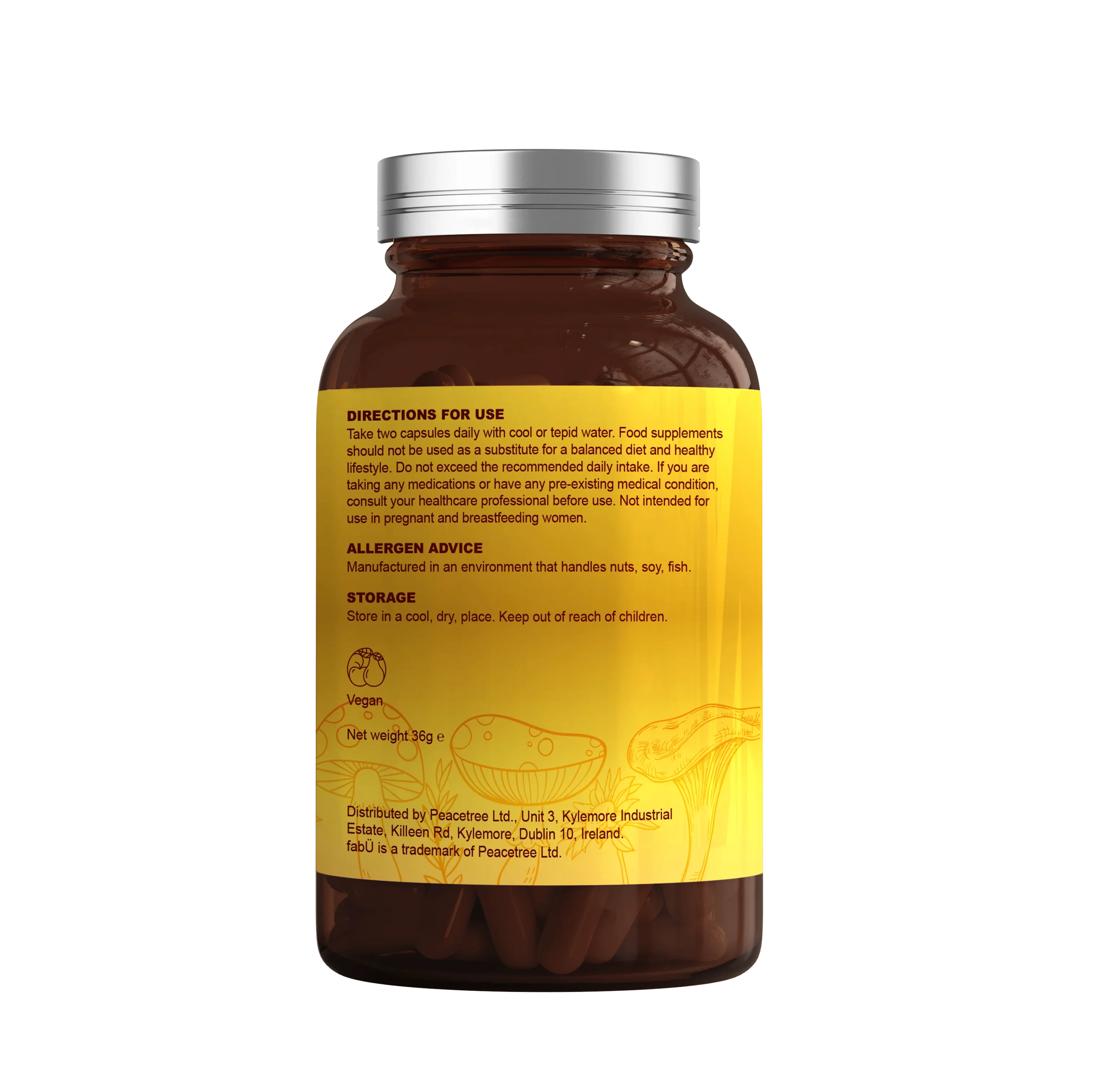 FabU Shrooms Meno & Peri 60 Capsules - Image 6