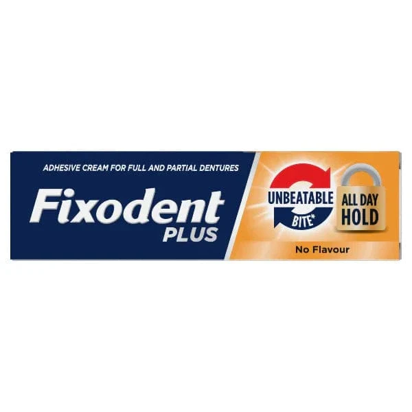 Fixodent Plus Unbeatable Besthold  Bite Adhesive Cream 40g
