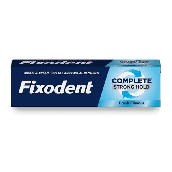 Fixodent Complete Strong Hold Denture Adhesive Cream 40g