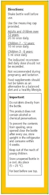Floradix Salus Vitamin B Complex 250ml - Image 3