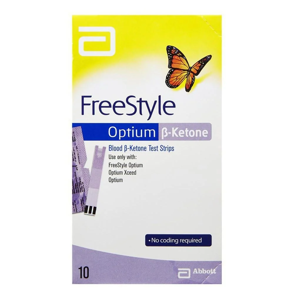 FreeStyle Optium Beta Ketone 10 Test Strips