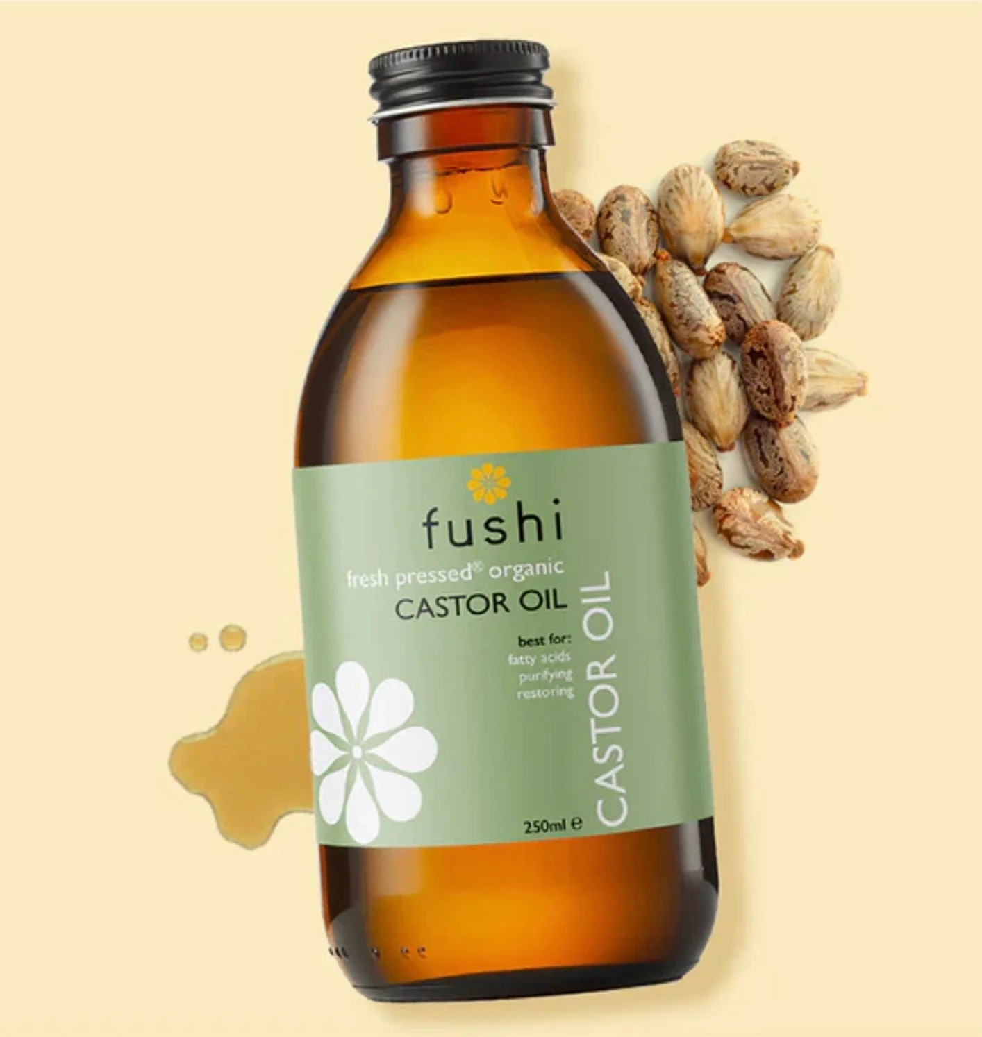 Fushi Organic Castor Oil 250ml - Image 6